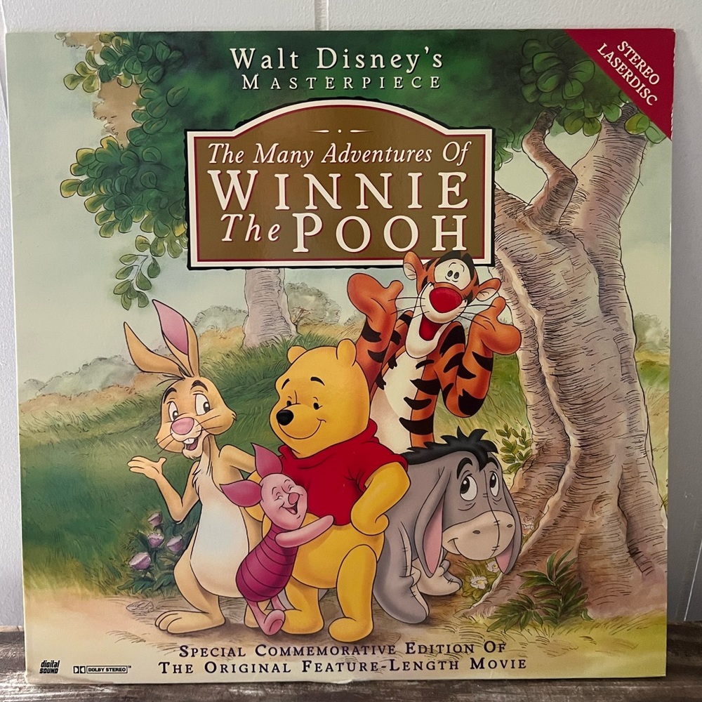 Winnie The Pooh Laser Disc Movie